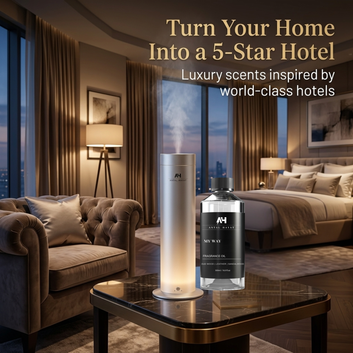 S150 Electric Waterless Diffuser Kit – 150ml Bluetooth Aroma Diffuser + 5 Fragrance Oils (20ml each) | 360° Mist