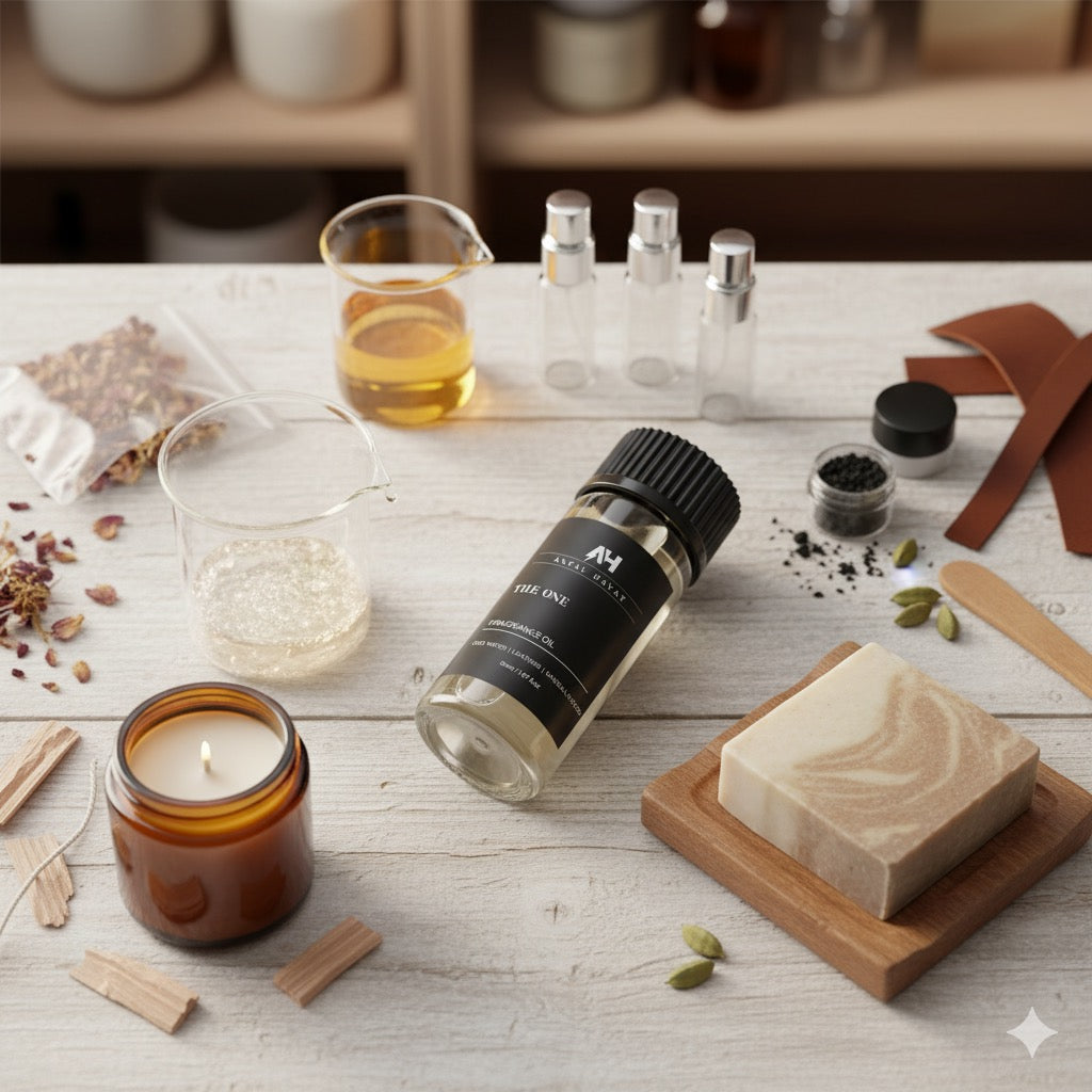 アンファティ オイルNA１本 ユースNA１本 The One – Luxury Oud & Leather Diffuser Oil 50ML